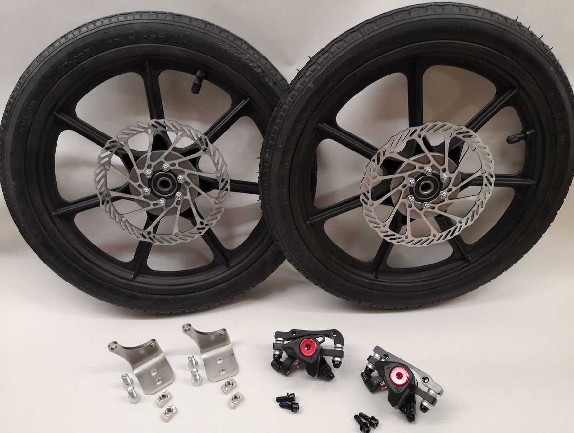Scheibenbremse Set Räder mit Scheibenbremse